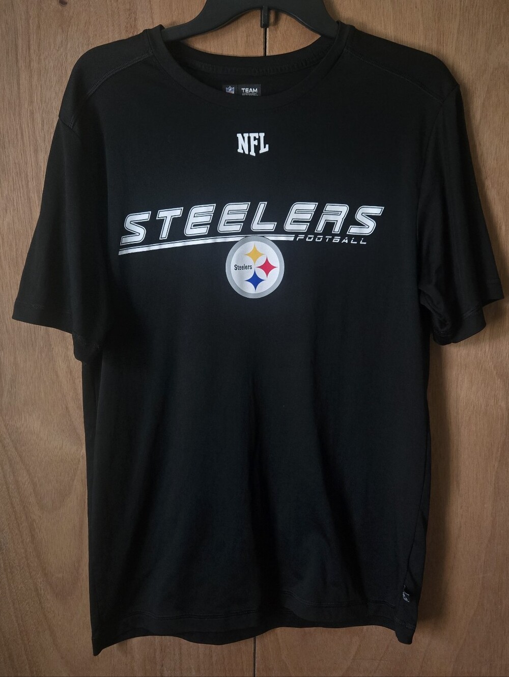 NFL Steelers Black Short-Sleeve Tee